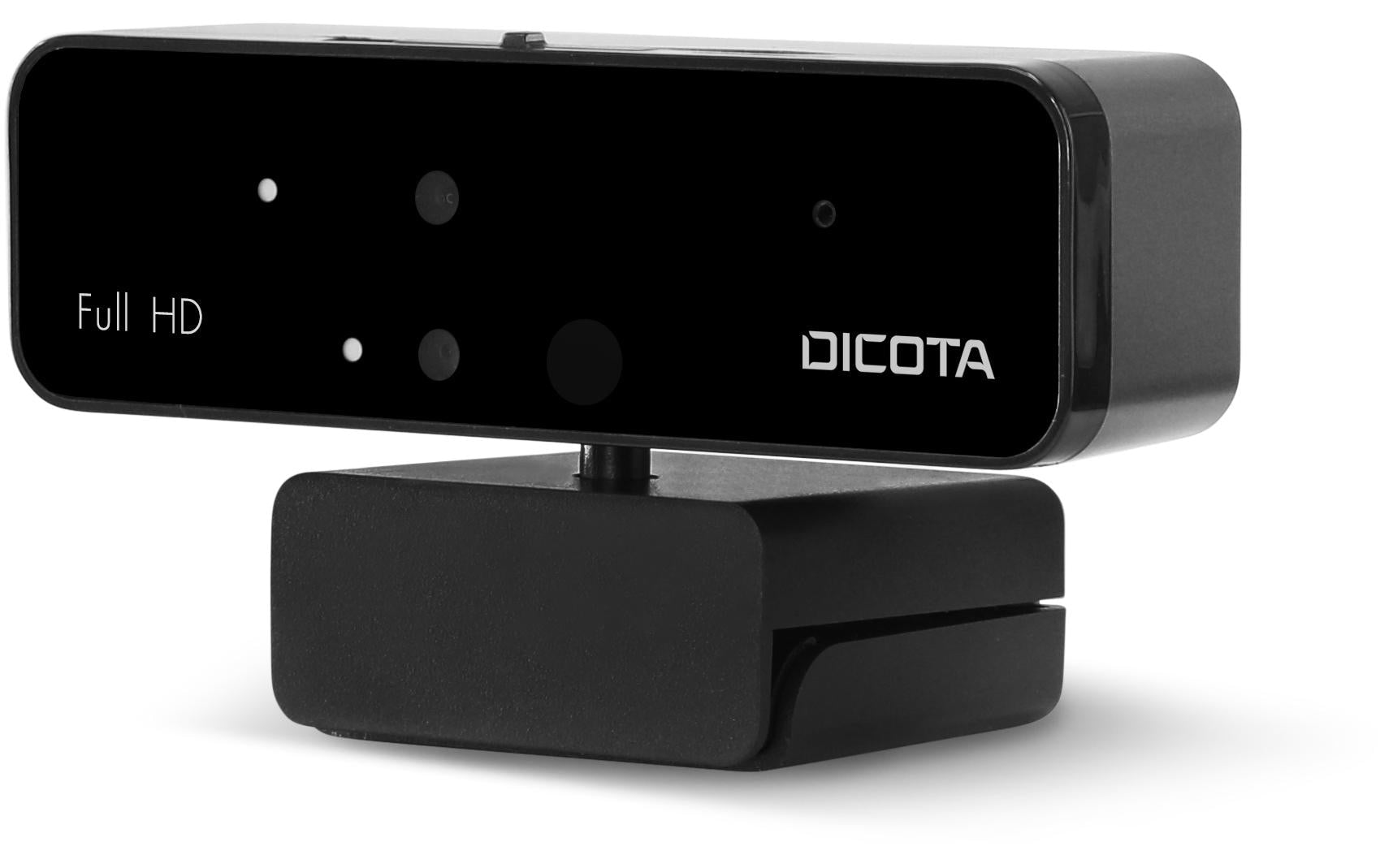 Dicota Webcam PRO Face Recognition Full HD webcam supports Windows Hello