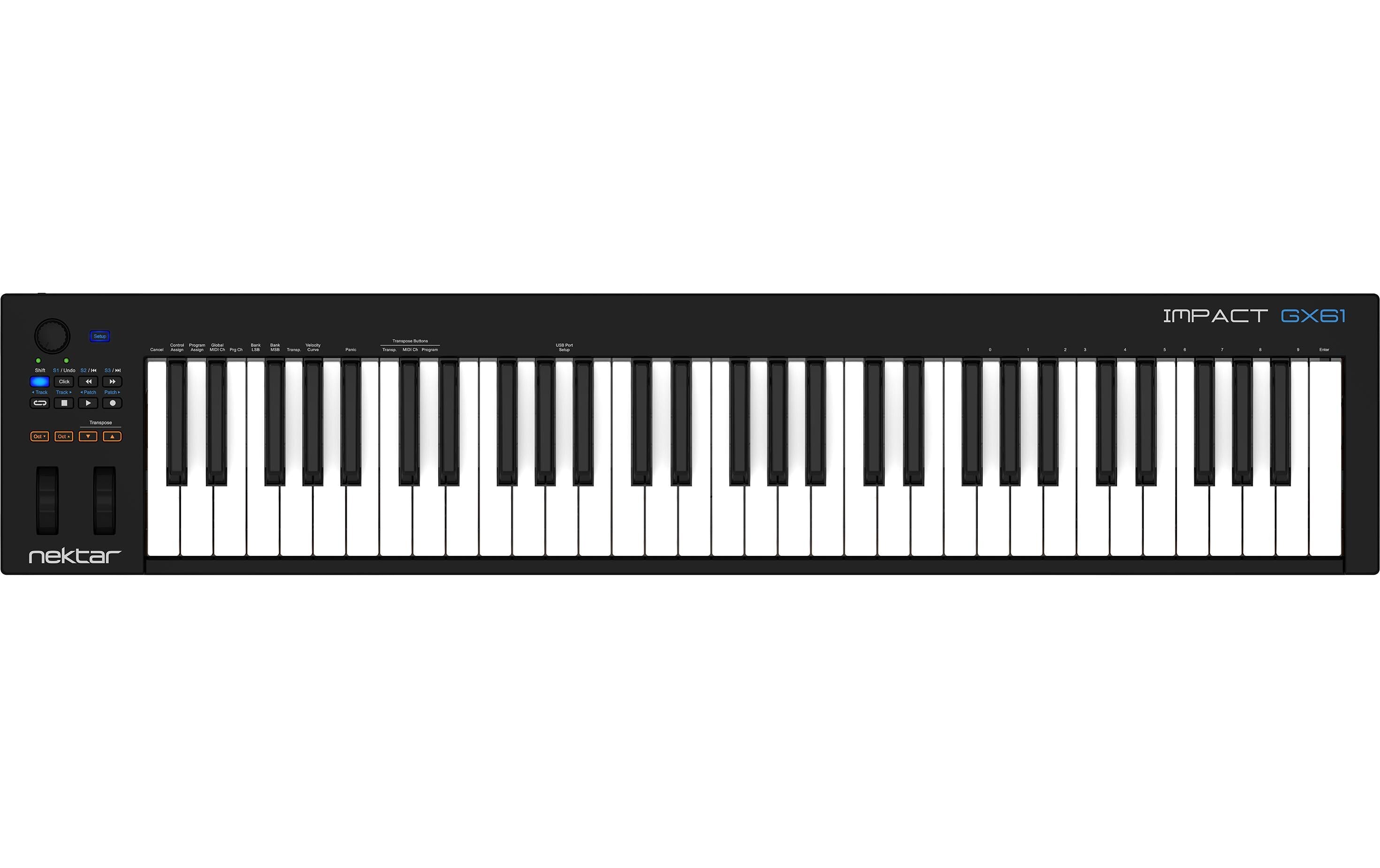 nektar Impact GX61 Full Size Synth-Action Tasten