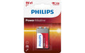 Philips Batterie Power Alkaline 9V 6LR61, 1 Stück