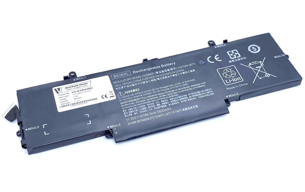 Vistaport Batteries für HP Elitebook 1040 G4,11.55V, 5800mAh
