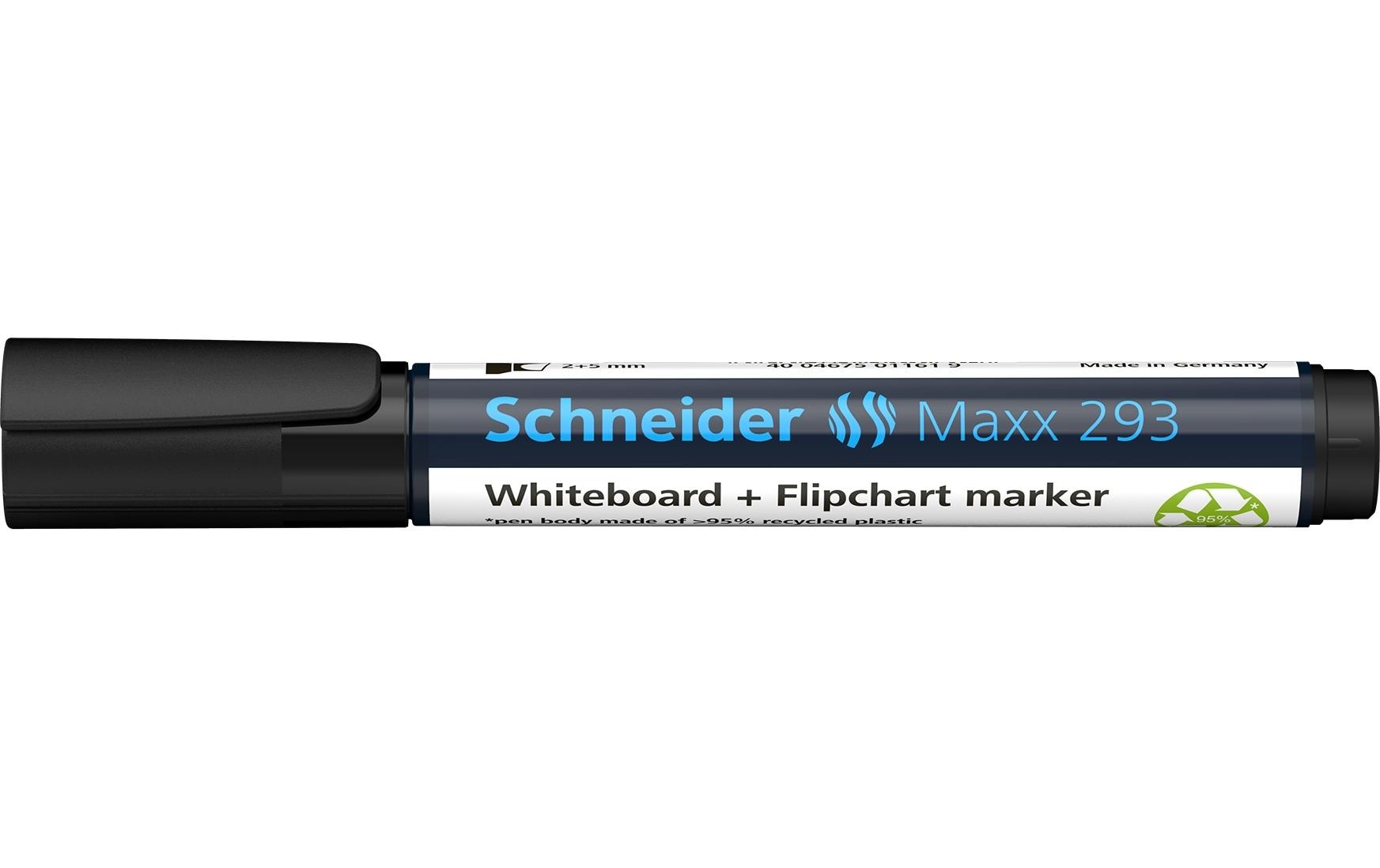 Schneider Boardmarker Maxx 293, schwarz Strichbreite 2-5mm.