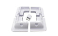 Swaytronic ABS Solar-Montage-System 5 Weiss, 4x Eckwinkel, 1x Anschlussbox