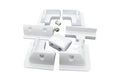 Swaytronic ABS Solar-Montage-System 7 Weiss, 4xEckwinkel, 2xLängswinkel, 1xBox