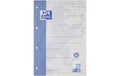 Oxford Schulblock Recycling blau 90g/qm, A4, 50 Seiten, liniert