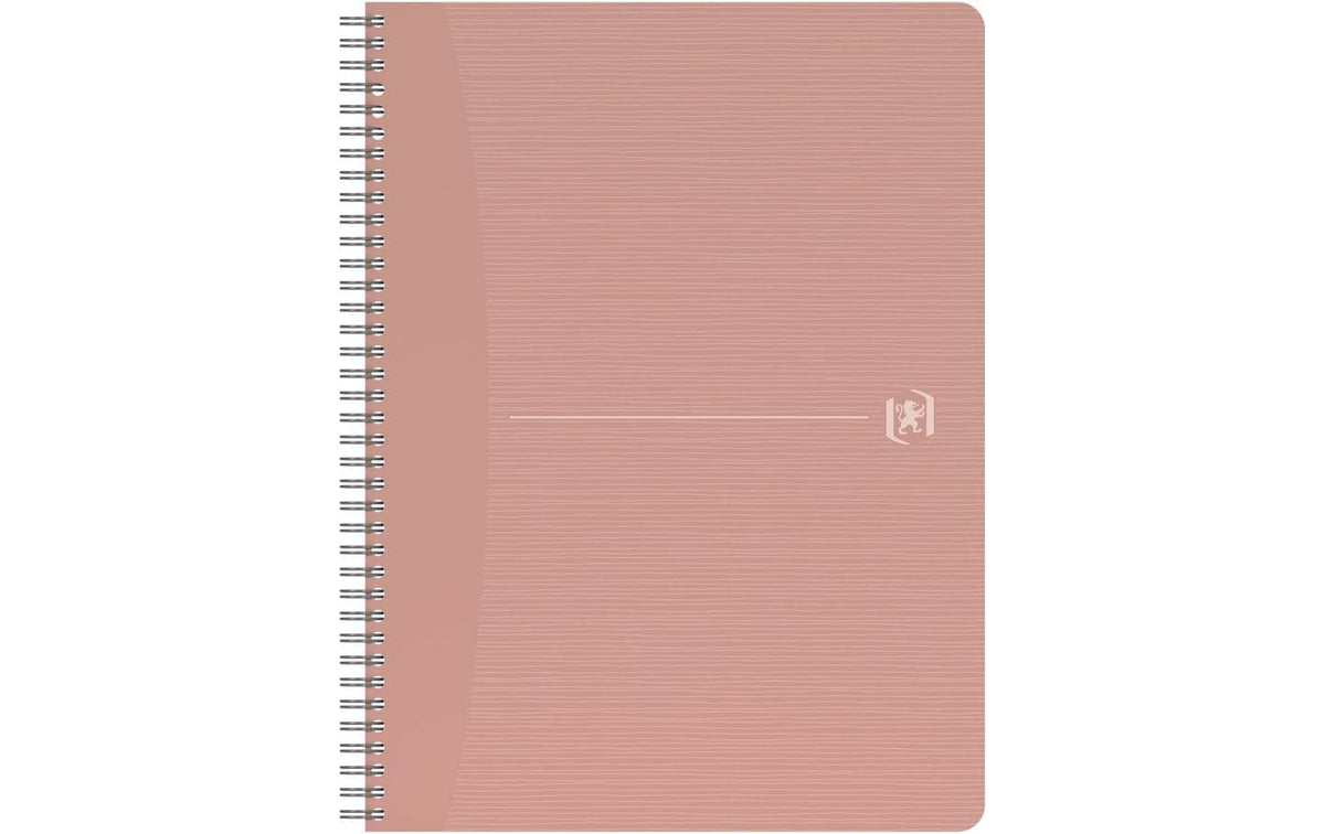 Oxford Spiralheft My Rec'Up rosa 90g/qm, A4, 90 Seiten, liniert 7mm