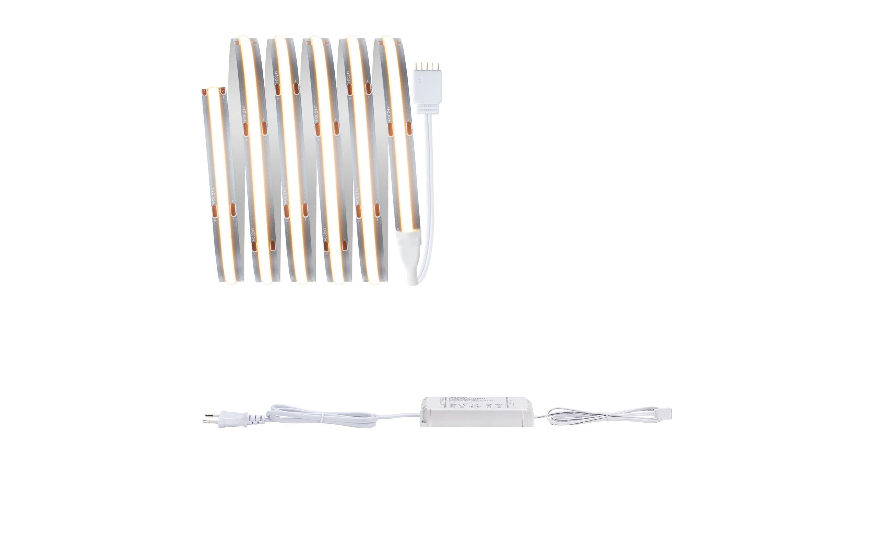 Paulmann MaxLED 500 Basis Set COB 1.5m warmweiss, 2700K, 10W 230,24V, silber
