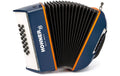 Hohner XS Akkordeon Button BO Knopfakkordeon, Blau/Orange