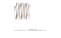 Paulmann MaxLED 1000 BasisSet COB 1,5m warmweiss, 2700K, 18W 230,24V silber