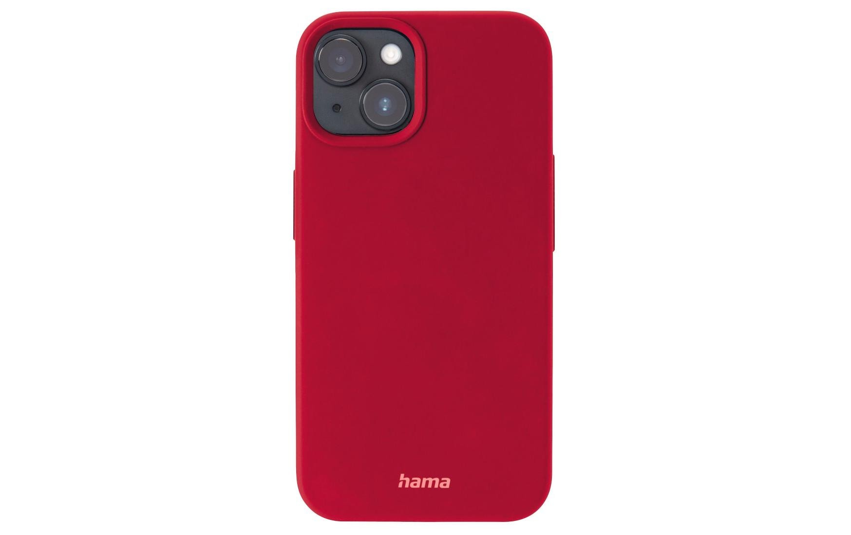 Hama Cover MagCase Finest Feel PRO für Apple iPhone 14 Plus, Rot