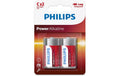 Philips Batterie Power Alkaline C 1.5 V C, LR14 Alkaline, 2 Stück