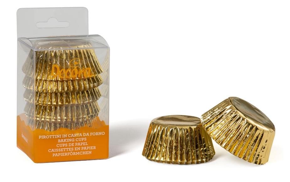 Decora Backförmchen Gold 60 Stk