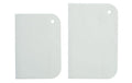Decora Teigschaber zwei Stück 12x8.3 x 13.5x8.2cm