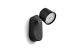 Philips STAR single spot black, 1x4.5W, Dim