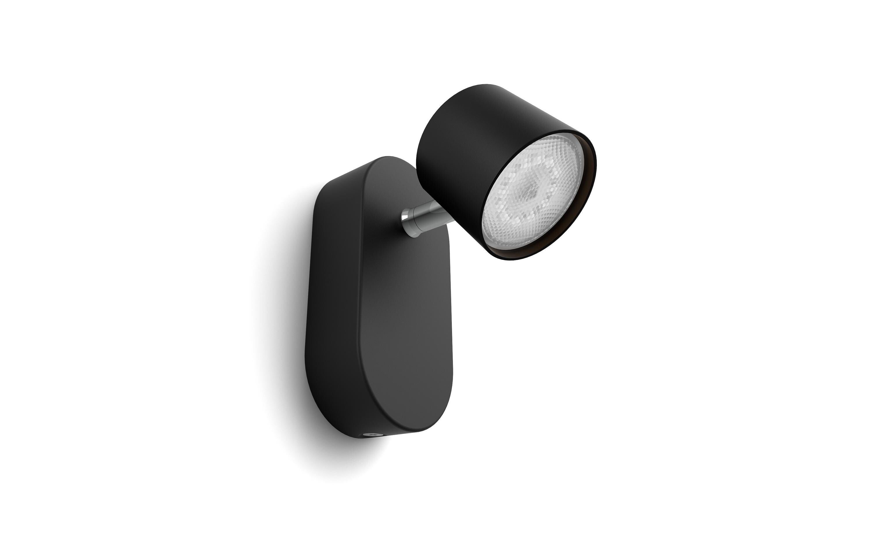 Philips STAR single spot black, 1x4.5W, Dim