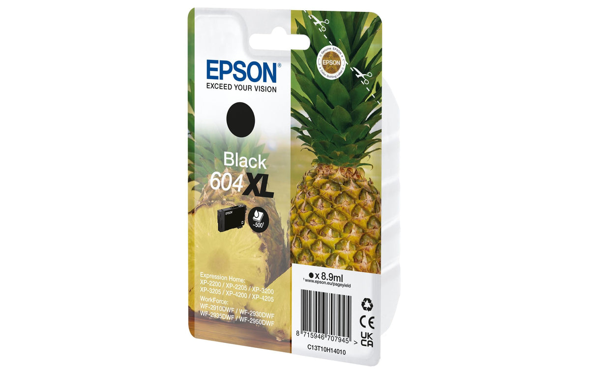 Epson Tinte Nr. 604XL, C13T10H14010, Black 8.9 ml, für XP220x/320x/420x/WF29x0