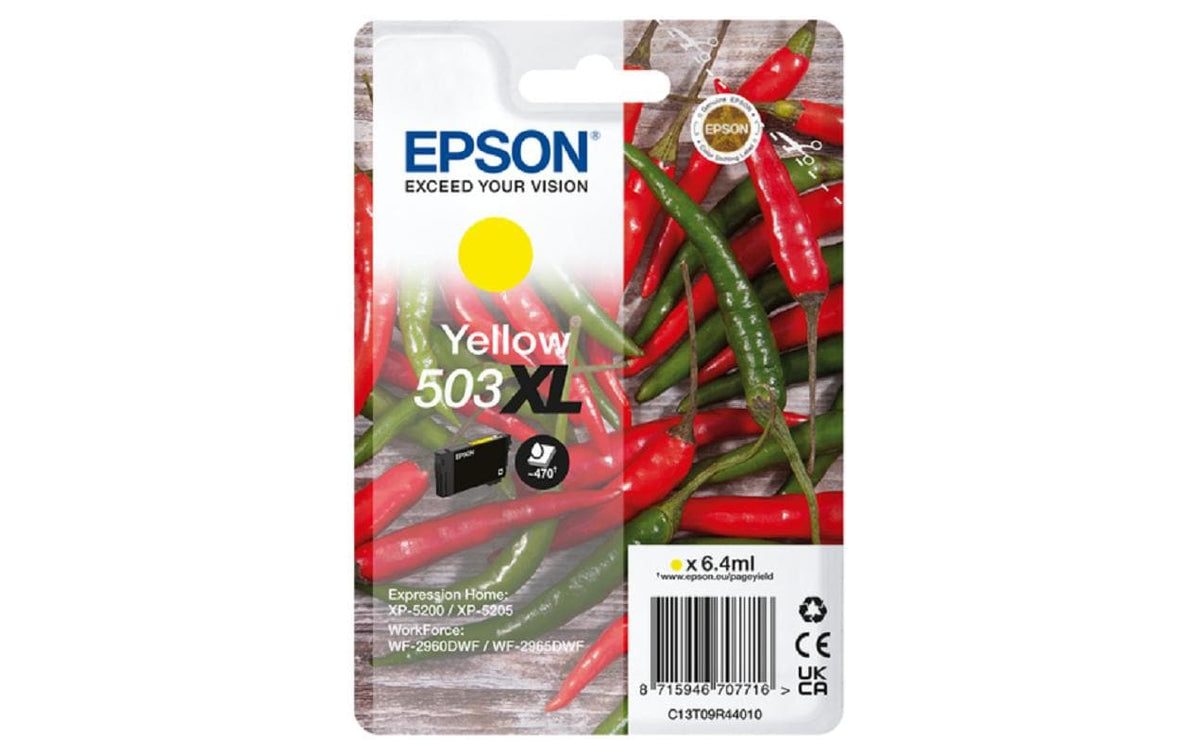 Epson Tinte Nr. 503XL,C13T09R44010, Yellow 6.4 ml, für XP520x/WF296x
