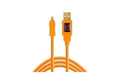 USB 2.0 to Mini-B 8-Pin, 4.6m, Orange Wireless Tethering System