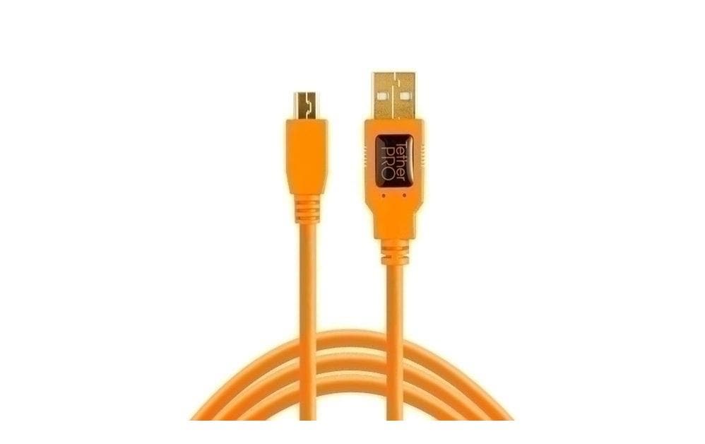 USB 2.0 to Mini-B 5-Pin, 1.8m, Orange Wireless Tethering System