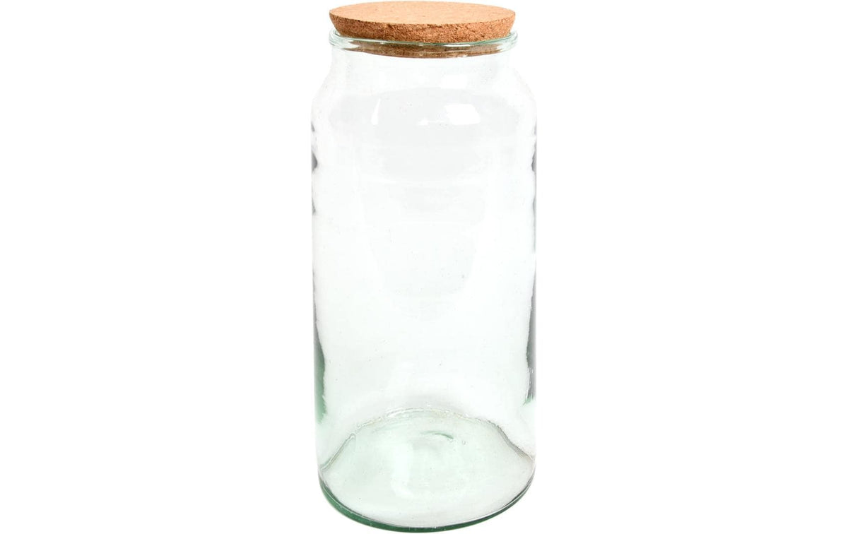 Esschert Design Terraiumflasche halboffen,L Glas, Kork, 18.5x41.3 cm (DxH)