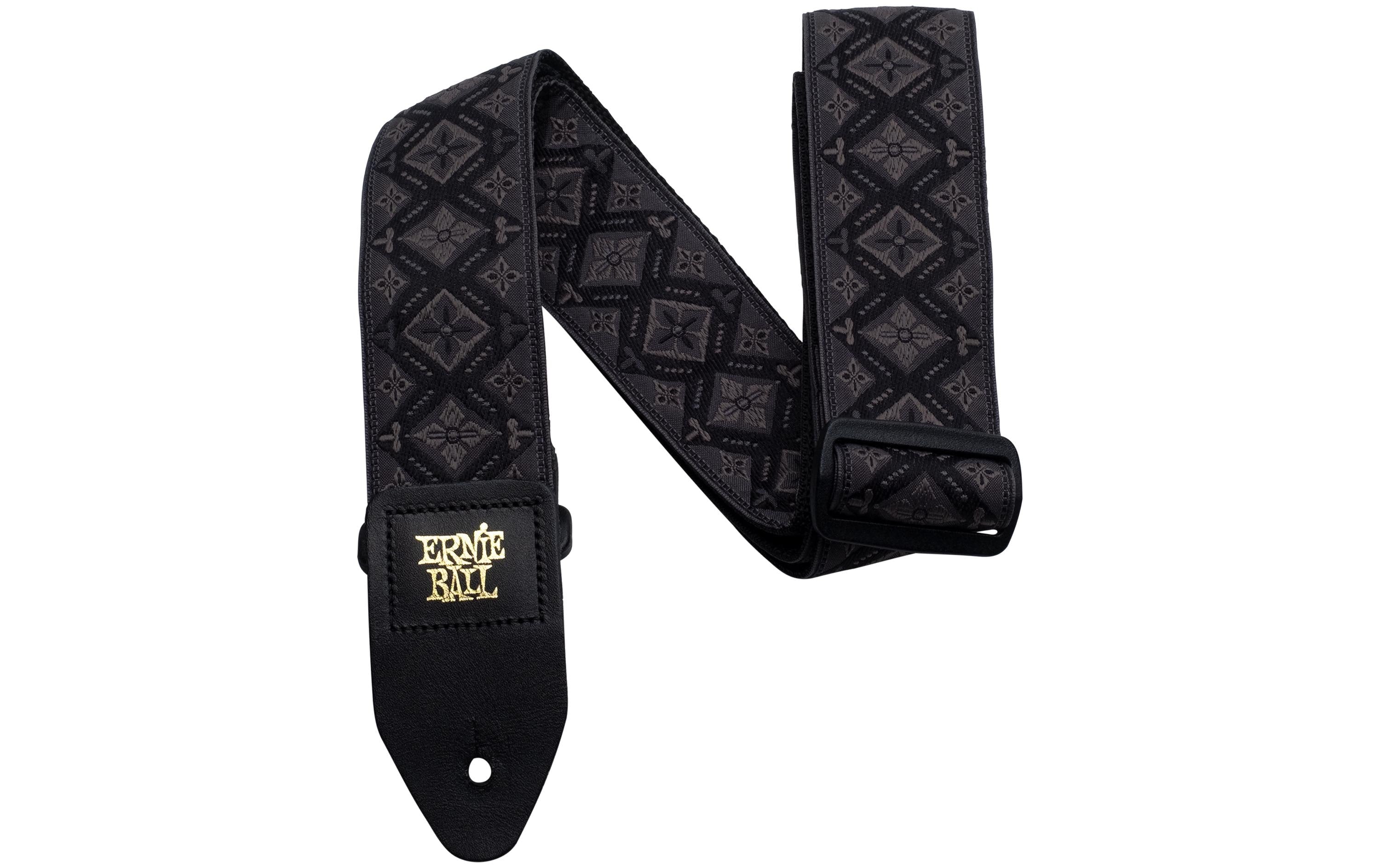 Ernie Ball 4093 Jacquard Gitarrengurt Regal Black