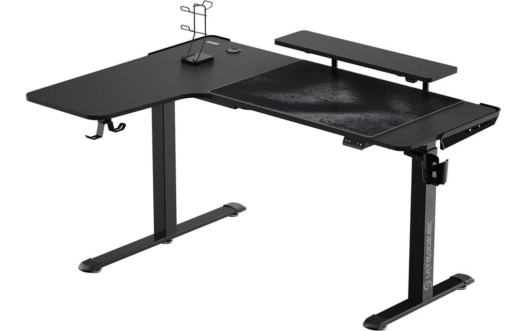Ultradesk Winger Schwarz Gaming Table schwarz, Tischplatte