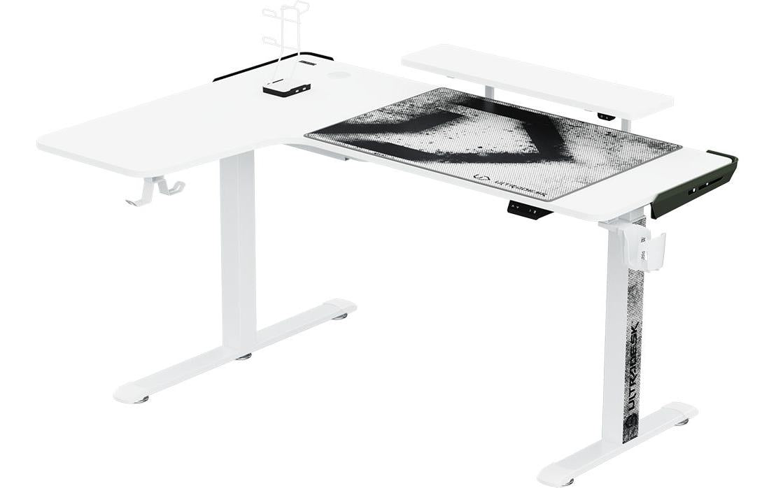 Ultradesk Winger Weiss Gaming Table weiss, Tischplatte