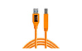 USB 3.0 to Male B, 4.6m, Orange Wireless Tethering System