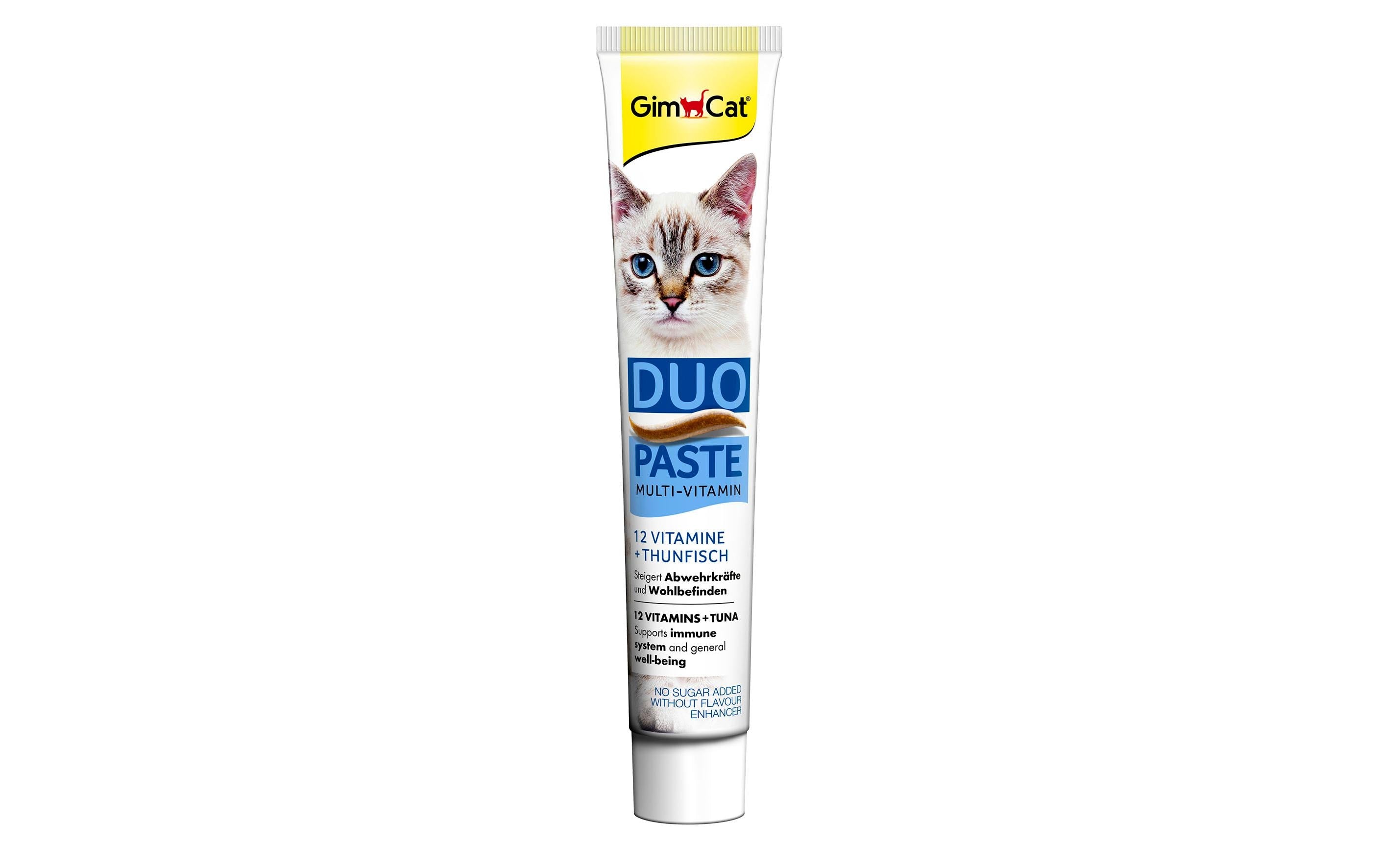 GimCat 12 Multi-Vitamin Duo-Paste 50g Thunfisch + 12 Vitamine