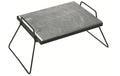 Grillstein mit Tragegestell 60x33x8