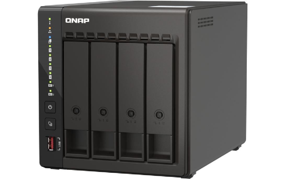 QNAP NAS TS-453E-8G, 4-bay Celeron J6412 4 Core, 8GB RAM