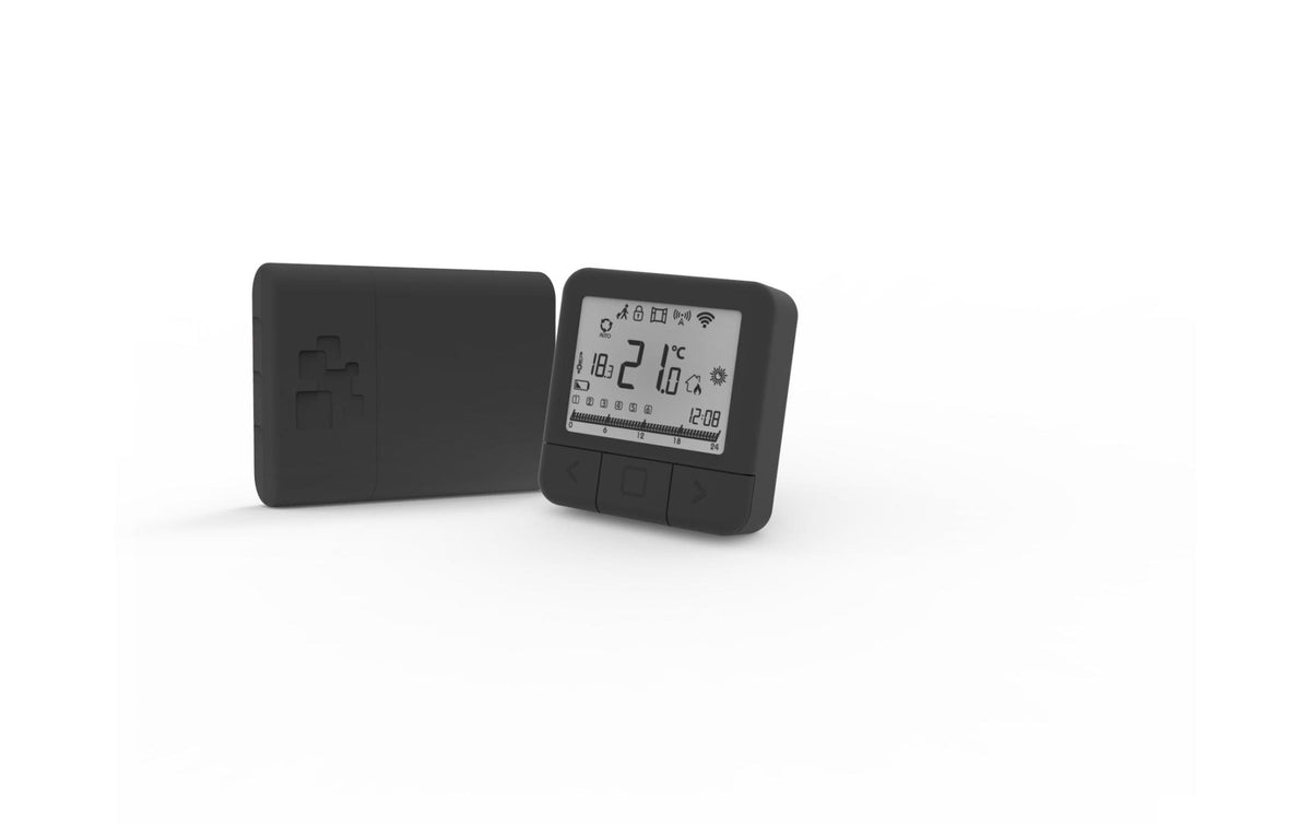 INNGENSO Digitaler Thermostat IT 201 sz drahtlos, inkl. Empfänger mit Schaltausgang
