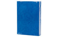 Office Focus Pressspanheft FSC A4 5 mm kariert, Rand ringsum, blau, 10 Stück