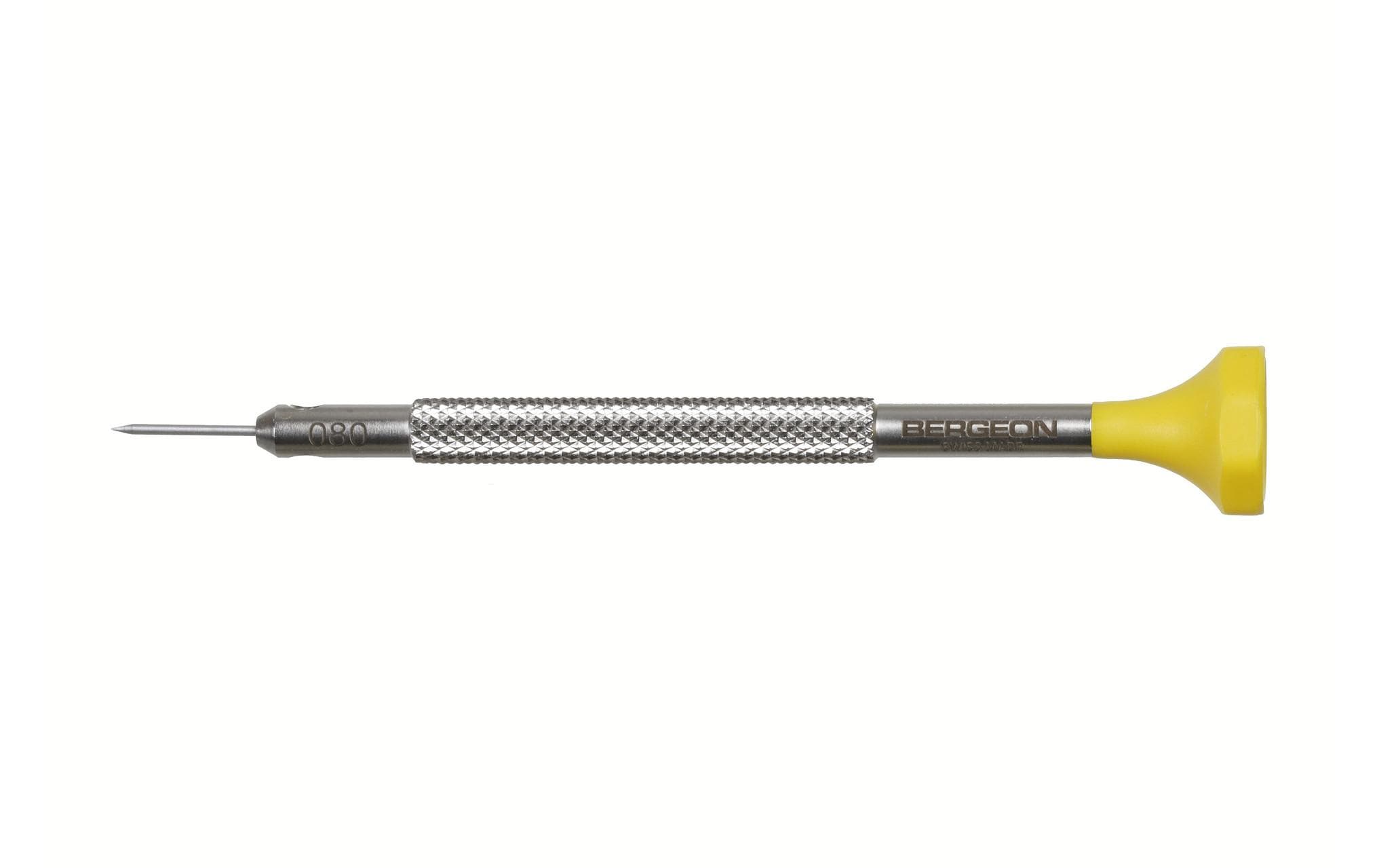 Bergeon Schraubenzieher Edelstahl Klinge 0.8mm