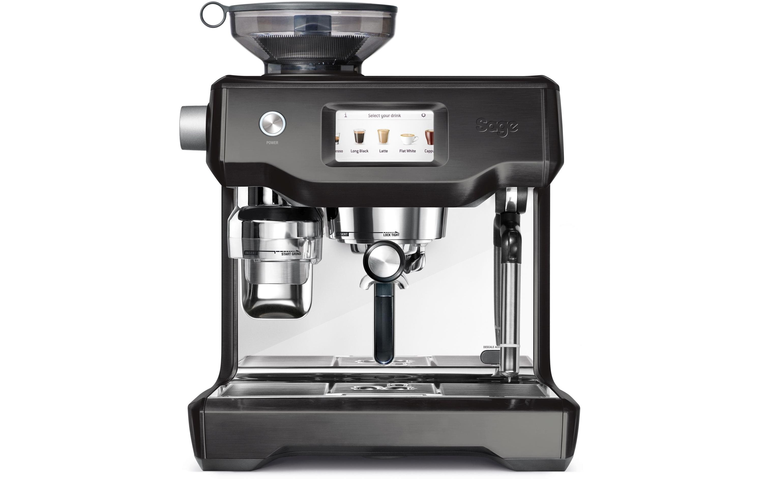 Sage Espressomaschine the Oracle touch Stainless Steel, Bohnenbehälter 250 g