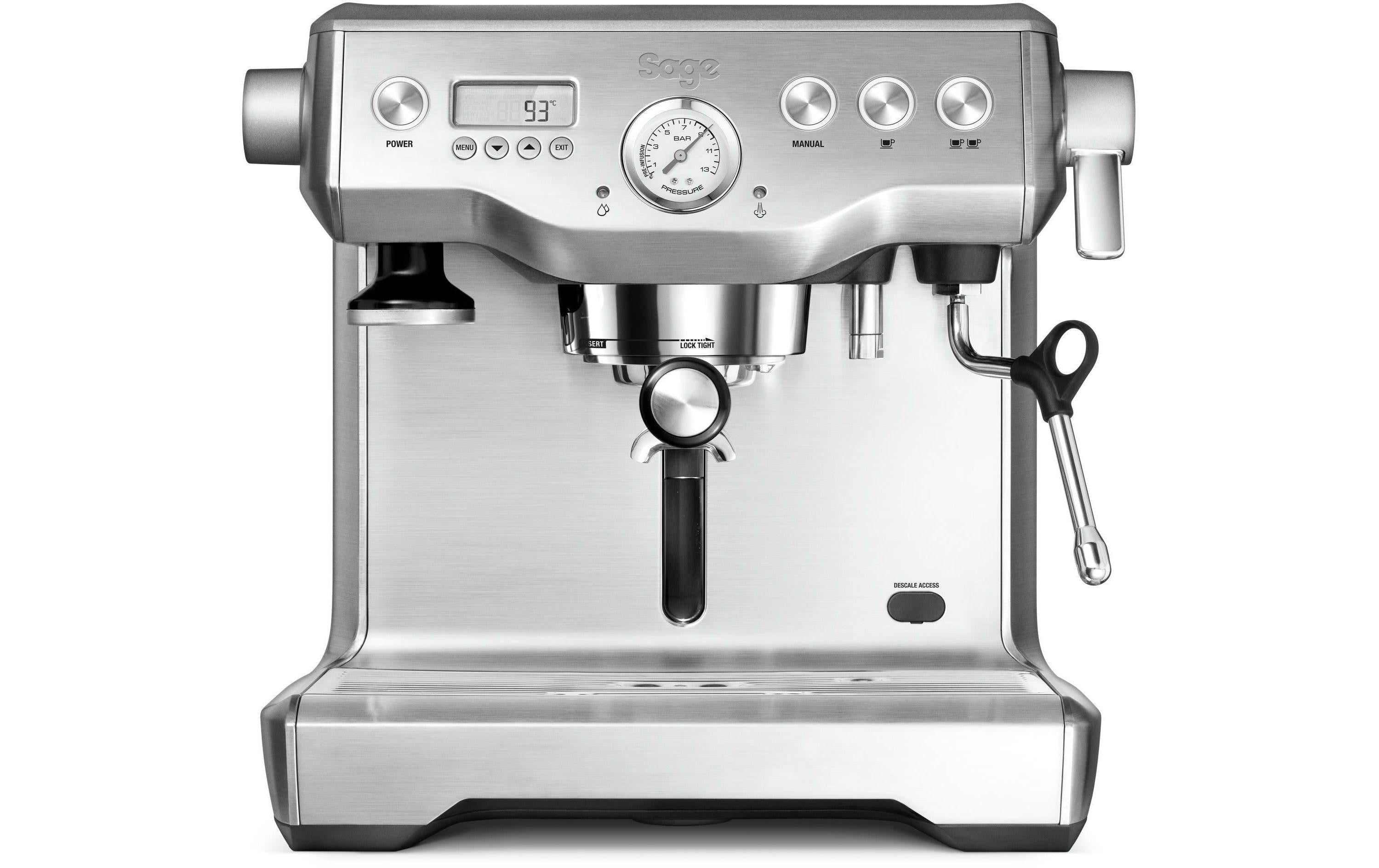 Sage Espressomaschine Dual Boiler grau Bohnenbehälter 280 g, Wassertank 2.5 L