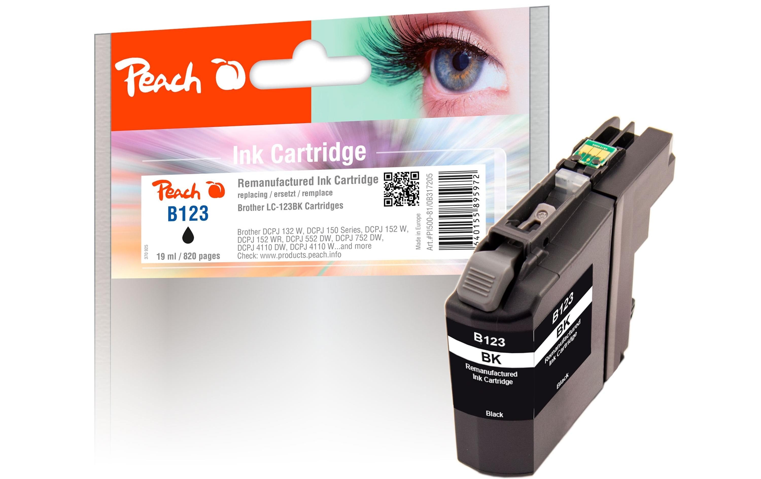 Peach Brother LC-123, bk 19 ml,820 Seiten