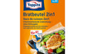 Toppits Bratbeutel 2 in 1 Grösse M, 27 x 38 cm, Inhalt: 8 Stk