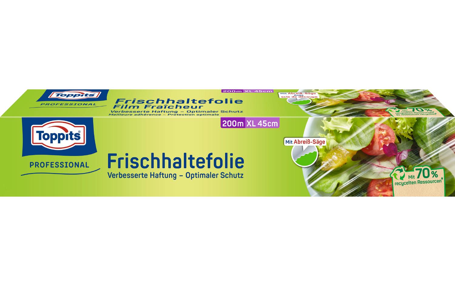 Toppits Frischhaltefolie XL 200m, 44cm