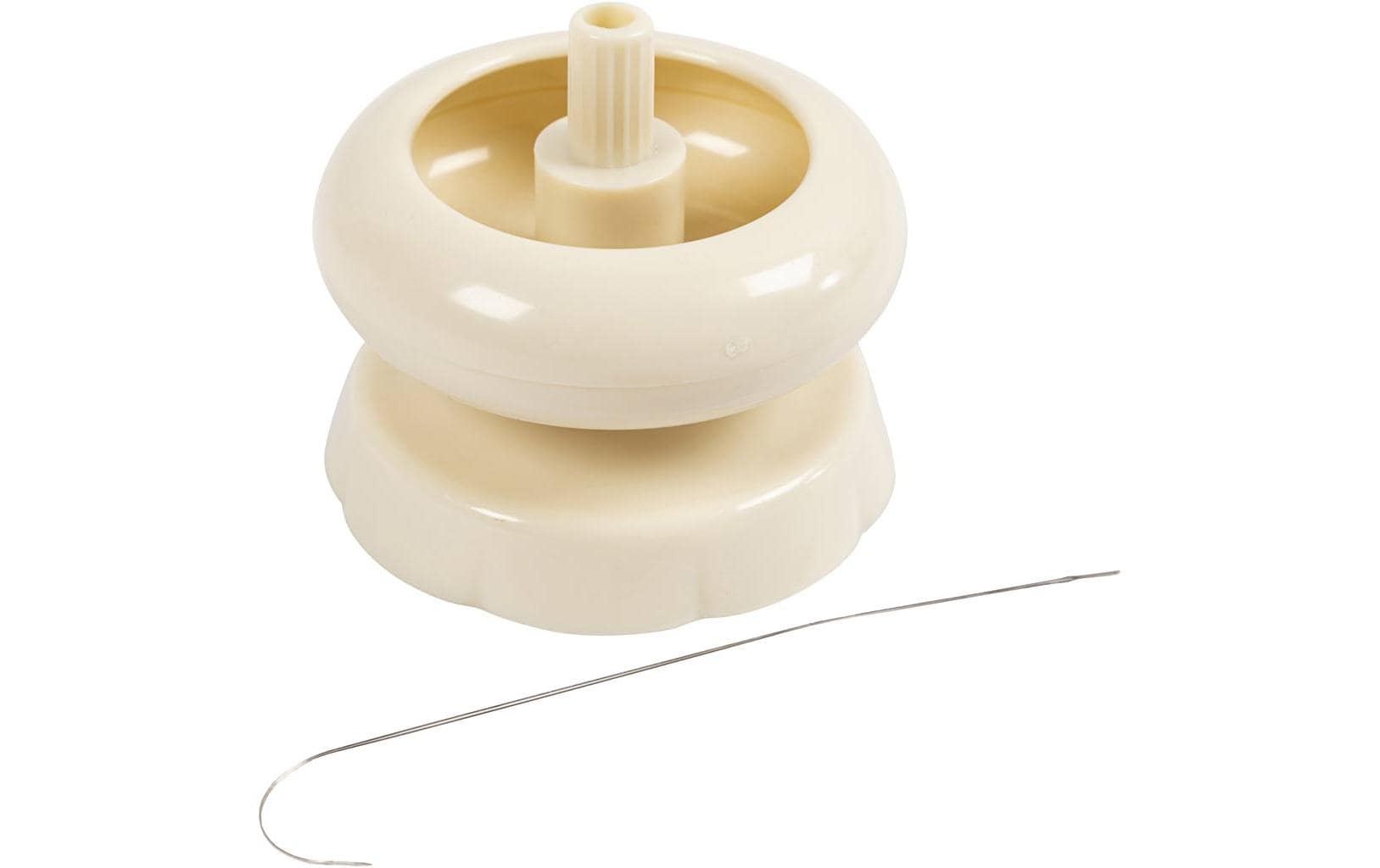 Creativ Company Perlenkarussell mit Nadel Perlen Auffädelhilfe, 7x7cm