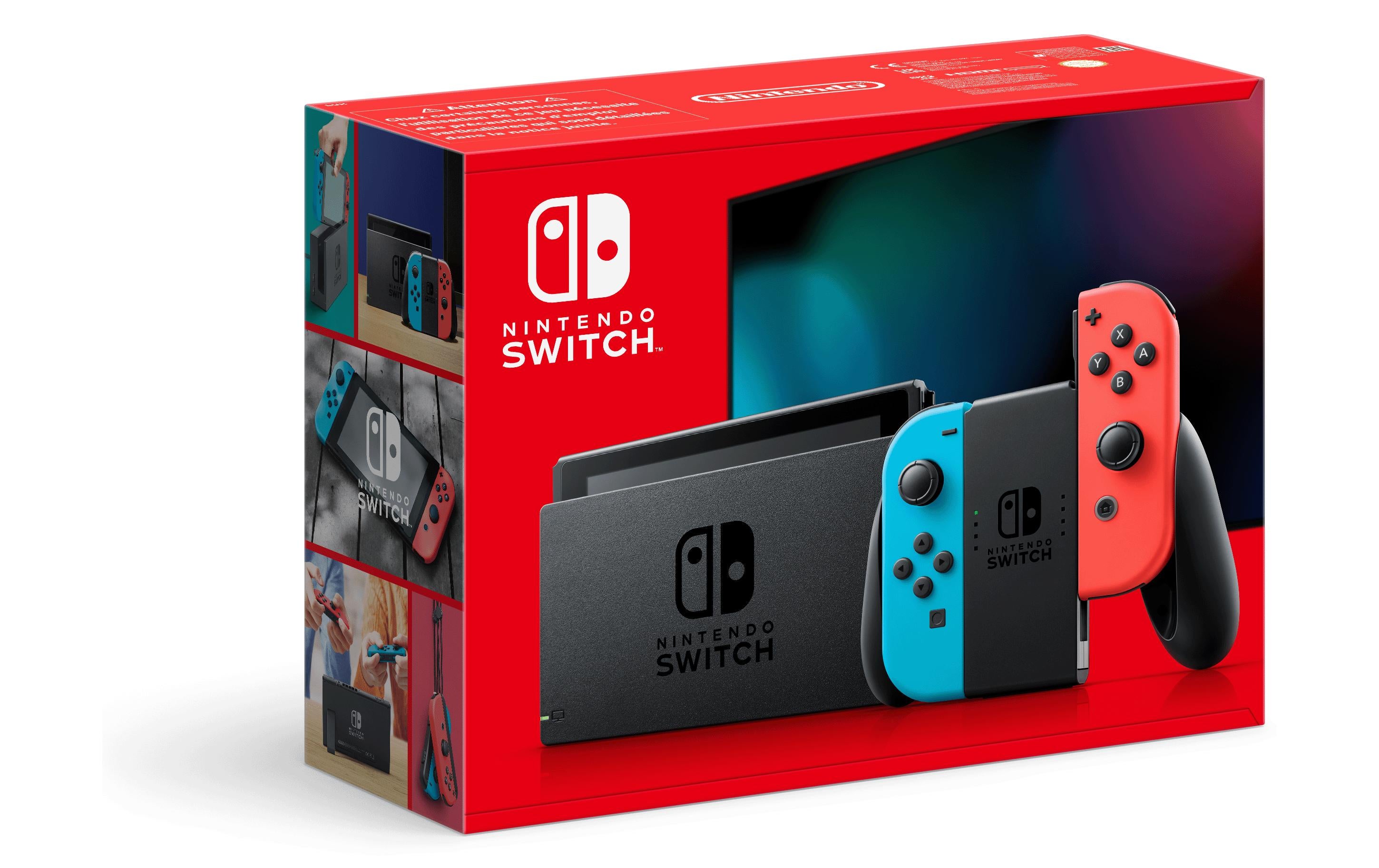 Nintendo Switch Rot/Blau Alter: 3+ Revision 2022