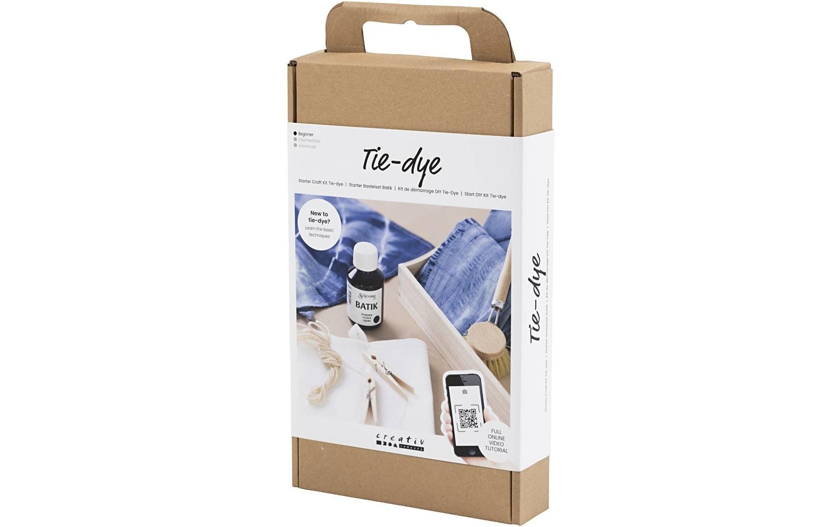Creativ Company Starter Bastelset Batik Inkl. Anleitung, Material und Inspirationen