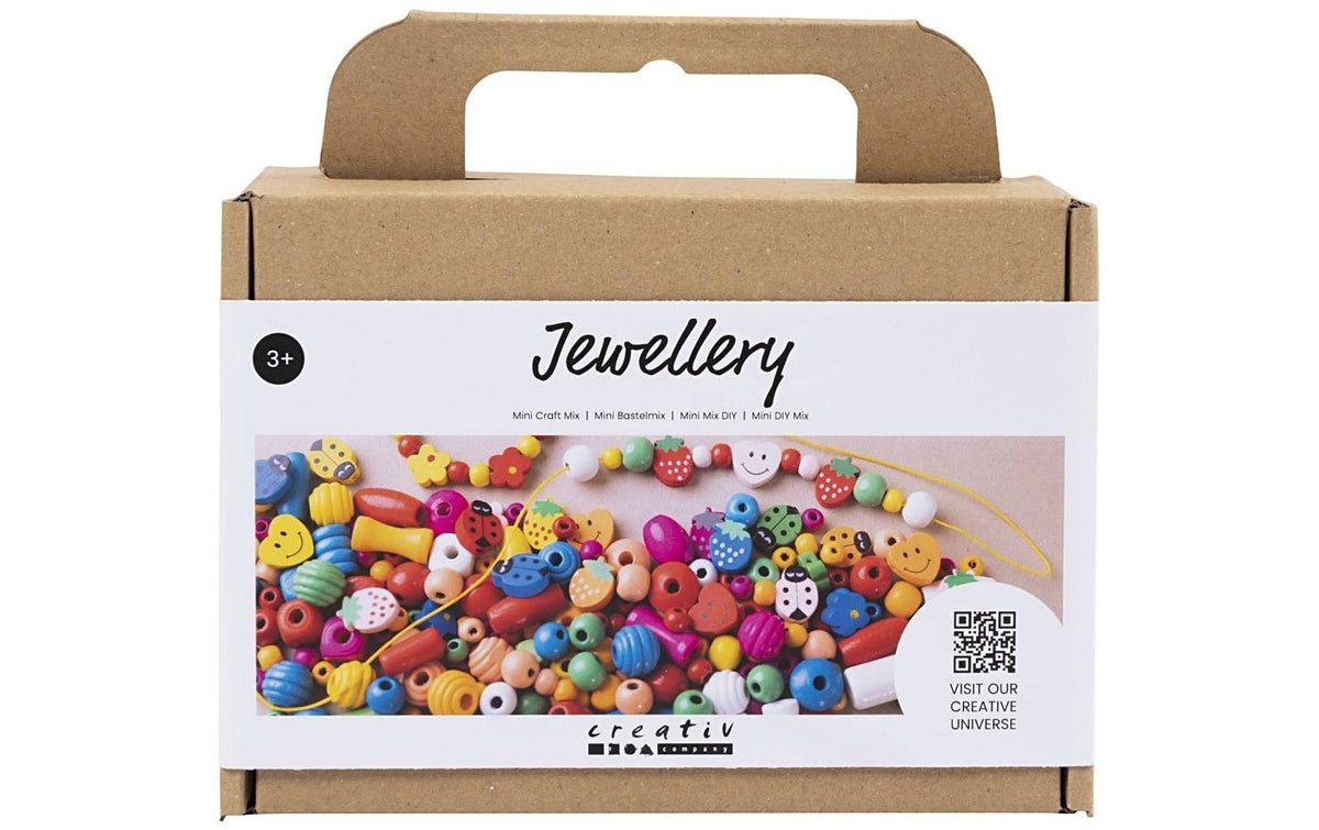 Creativ Company Mini Bastelmix Schmuck fröhliche Farben, inkl. Anleitung