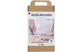 Creativ Company Bastelset Textildekoration Tasche, Portemonnaie, Stoffmalstifte, Stick