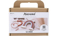 Creativ Company Bastelset Mini Macramé Regenbogen, inkl. Anleitung