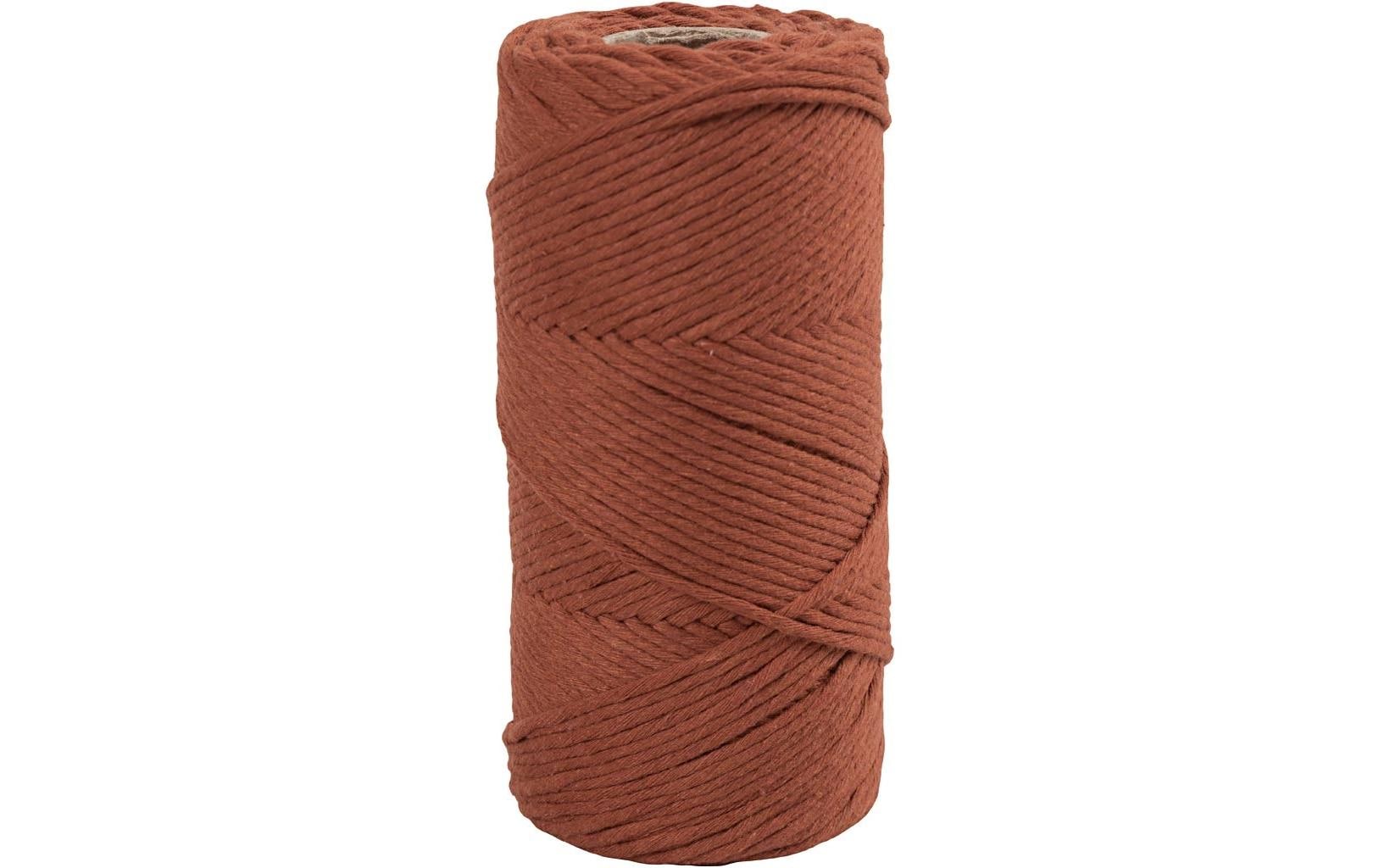 Creativ Company Macramé Kordel Orange gebr. 2mm, 330g, 198m