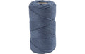 Creativ Company Macramé Kordel Blau 2mm, 330g, 198m