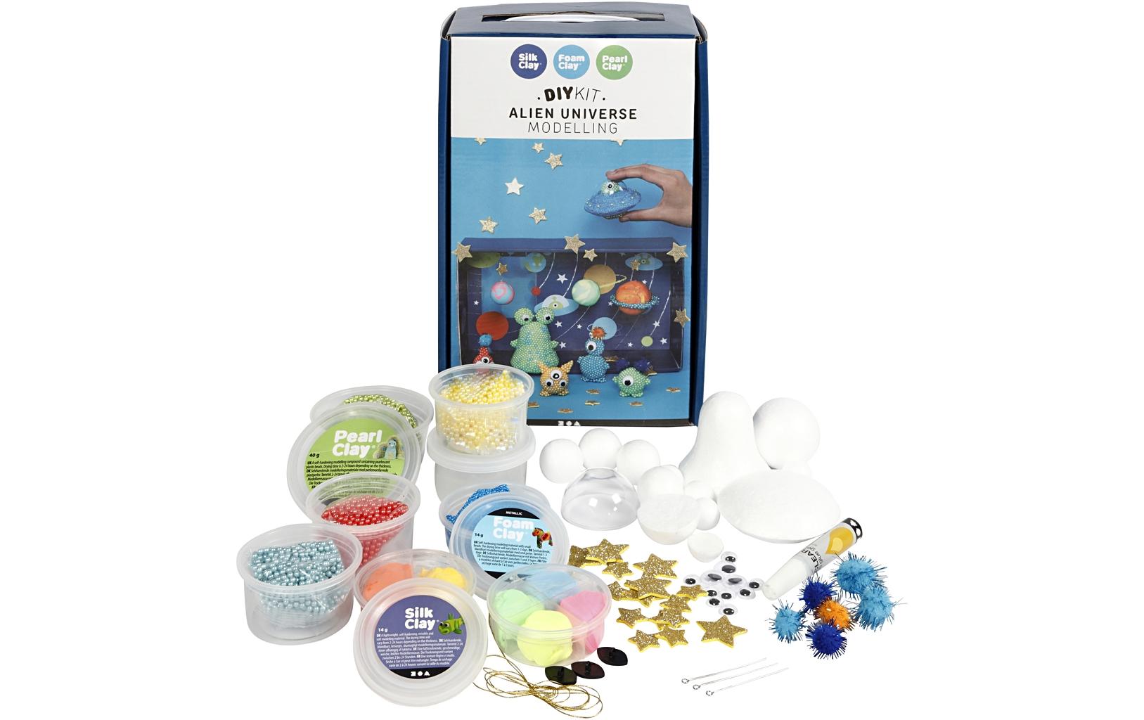 Creativ Company Foam & Silk Clay Set Alien Universum