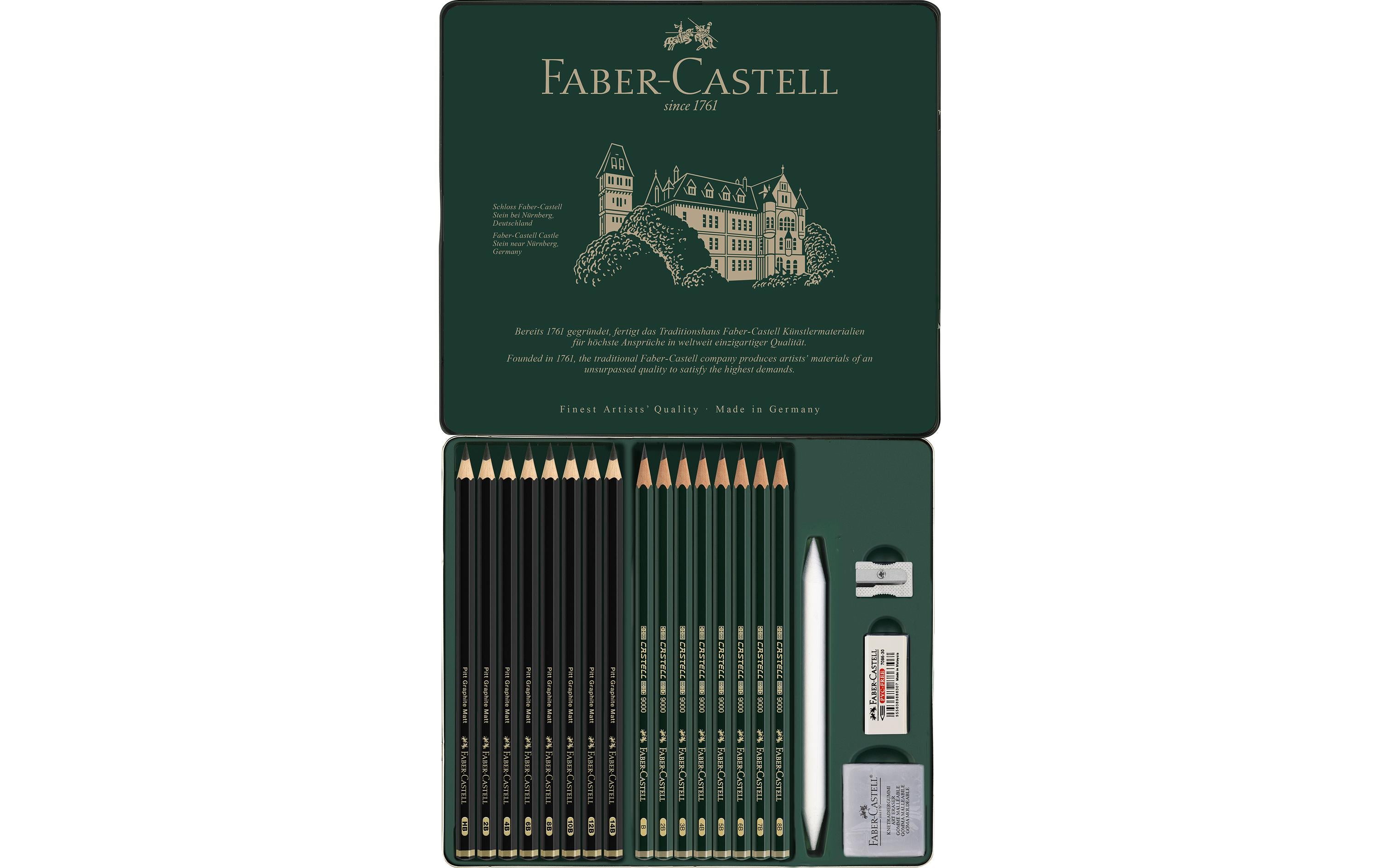 Faber-Castell PITT Graphit-Set 20er Metalletui