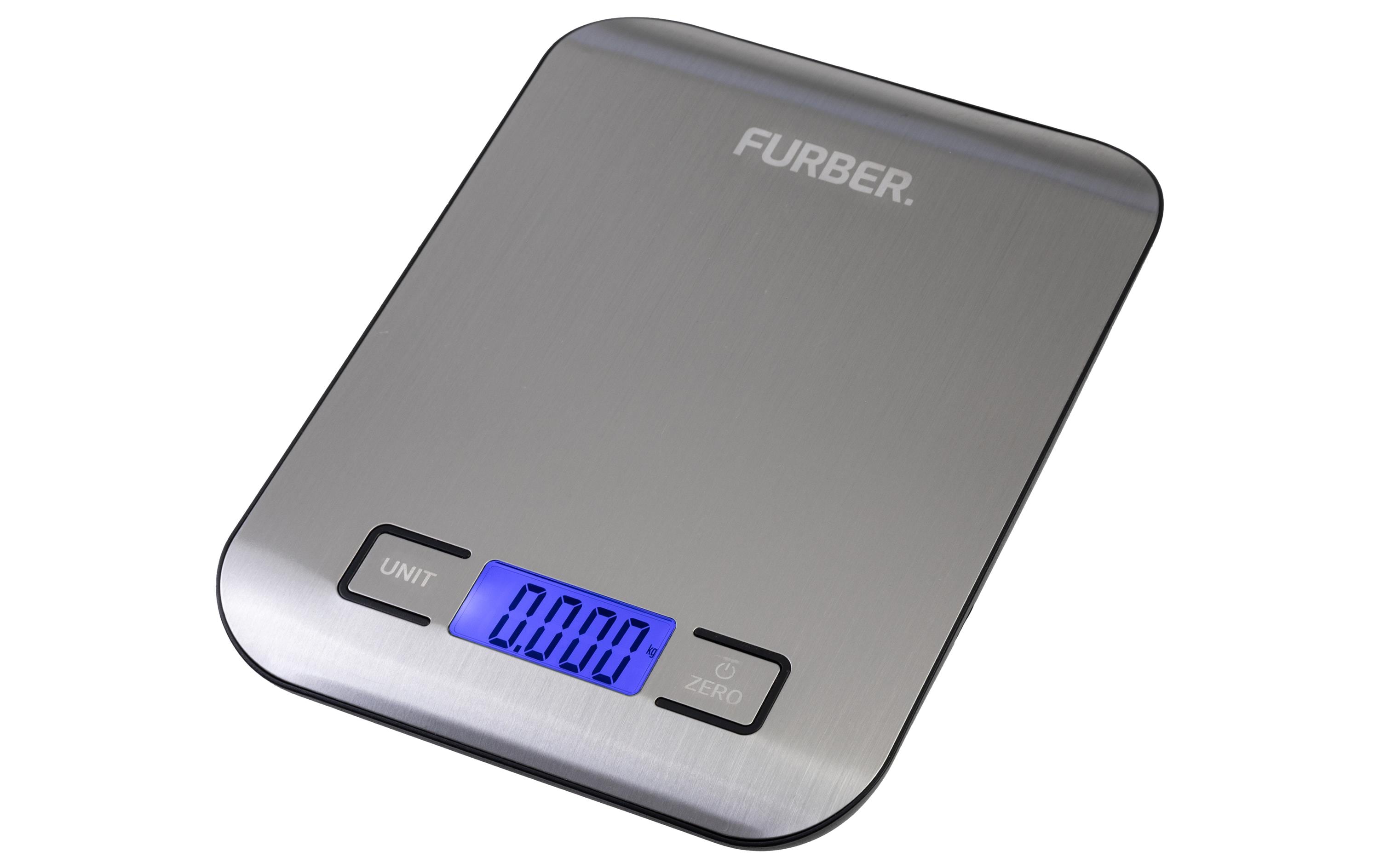 FURBER Küchenwaage USB-C 5kg Wiederaufladbar