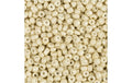 Creativ Company Rocailles Glasperlen creme, 25 g, D: 3 mm, L: 0.6-1.0 mm